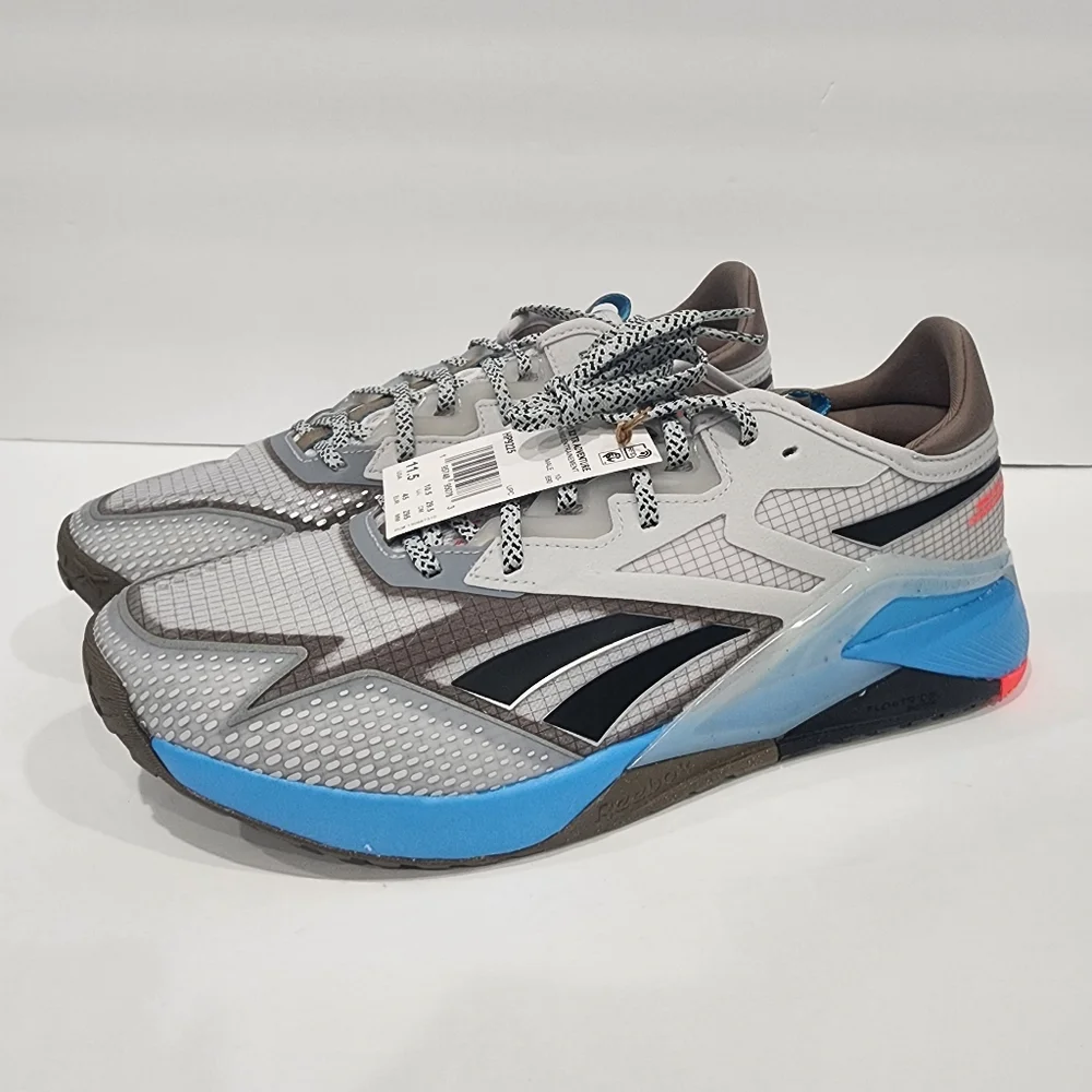 Size 11.5 - Reebok Nano X2 TR Adventure Grey Radiant Aqua - Picture 1 of 8